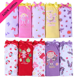 5pcs/set  Girls Kids Short Briefs baby girl underwear