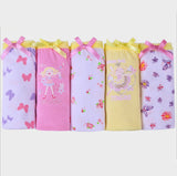5pcs/set  Girls Kids Short Briefs baby girl underwear