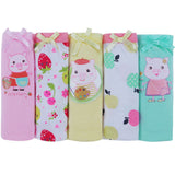 5pcs/set  Girls Kids Short Briefs baby girl underwear