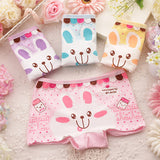4pcs/lot 2017 Fashion New Cartoon Cat  Baby Underwear