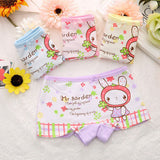 4pcs/lot 2017 Fashion New Cartoon Cat  Baby Underwear