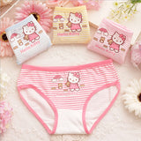 4pcs/lot Underwear  Panties Cartoon Kitty Minnie Baby