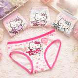 4pcs/lot Underwear  Panties Cartoon Kitty Minnie Baby