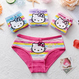 4pcs/lot Underwear  Panties Cartoon Kitty Minnie Baby