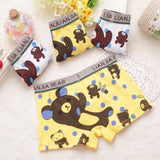 4 Pcs/lot  Children Underwear Male Cotton Baby Underwear